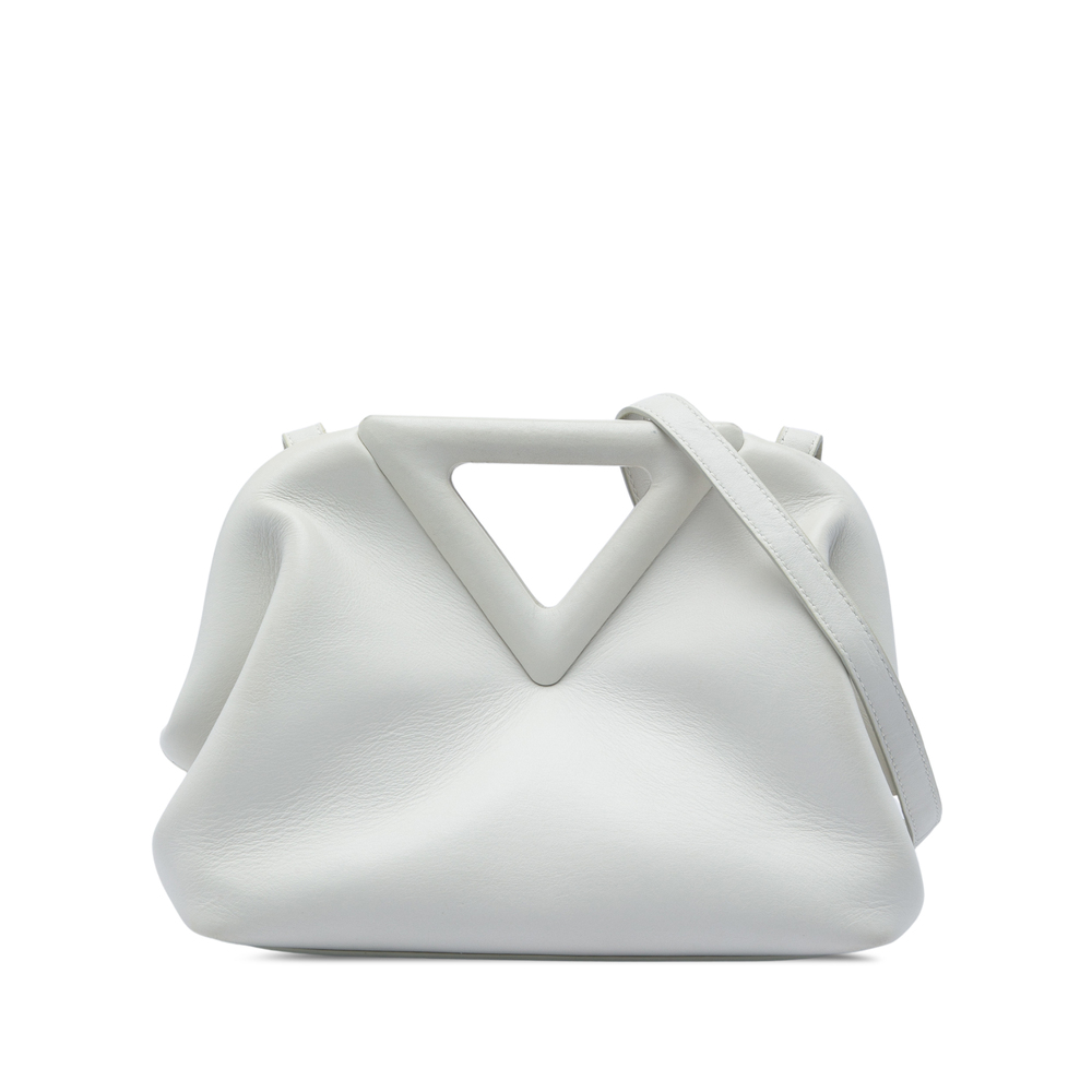 Pre-Loved Bottega Veneta Small Leather The Point Triangle Satchel